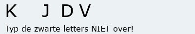 Bevestigingscode