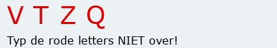 Bevestigingscode