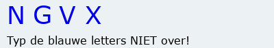 Bevestigingscode