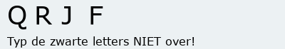 Bevestigingscode