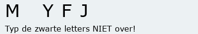 Bevestigingscode