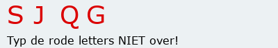 Bevestigingscode