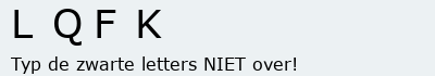 Bevestigingscode