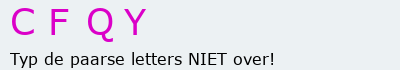 Bevestigingscode