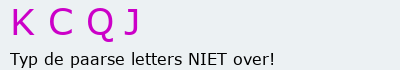Bevestigingscode