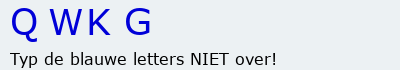Bevestigingscode