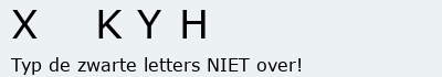 Bevestigingscode