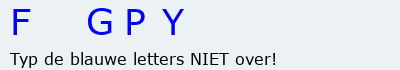 Bevestigingscode