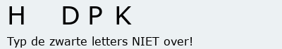 Bevestigingscode
