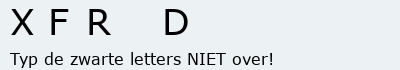 Bevestigingscode