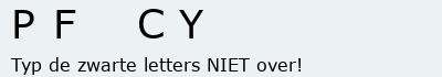 Bevestigingscode
