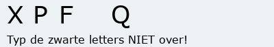 Bevestigingscode