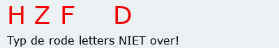 Bevestigingscode