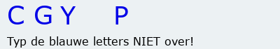 Bevestigingscode