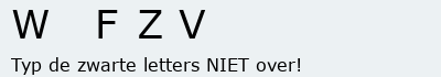 Bevestigingscode