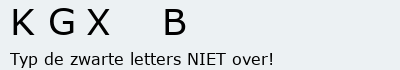 Bevestigingscode