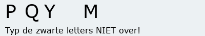 Bevestigingscode