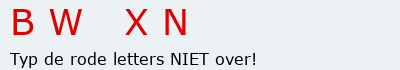 Bevestigingscode