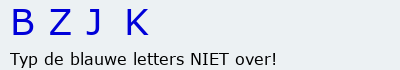 Bevestigingscode
