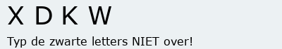 Bevestigingscode