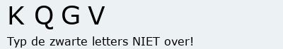 Bevestigingscode