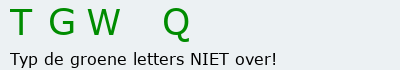 Bevestigingscode