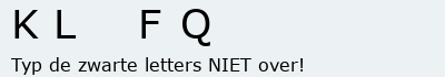 Bevestigingscode