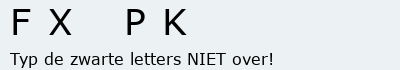 Bevestigingscode