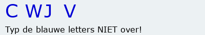 Bevestigingscode