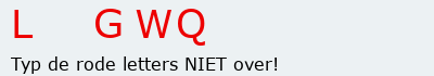 Bevestigingscode