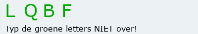 Bevestigingscode