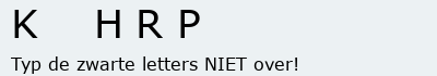 Bevestigingscode