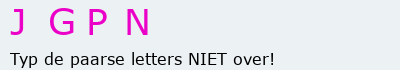 Bevestigingscode