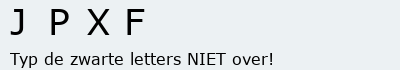 Bevestigingscode