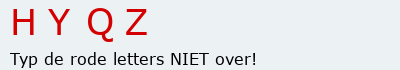 Bevestigingscode