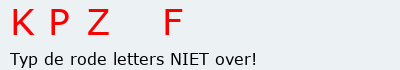 Bevestigingscode