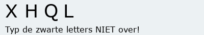 Bevestigingscode