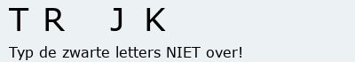 Bevestigingscode