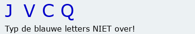 Bevestigingscode