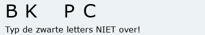 Bevestigingscode