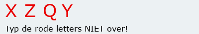 Bevestigingscode
