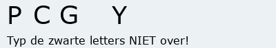 Bevestigingscode
