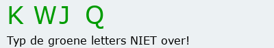 Bevestigingscode