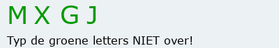 Bevestigingscode