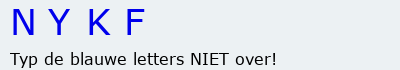 Bevestigingscode
