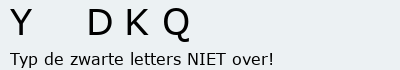Bevestigingscode