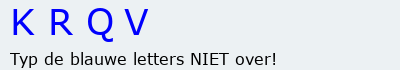 Bevestigingscode