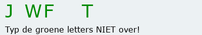 Bevestigingscode