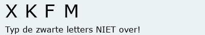 Bevestigingscode