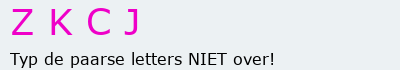 Bevestigingscode